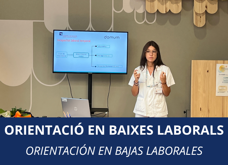 Activitat: orientació i assessorament en baixes laborals